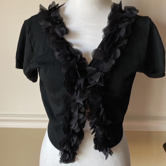 Cropped Short Sleeve Fairy Ballet Core Cardigan - Picture 3 of 6